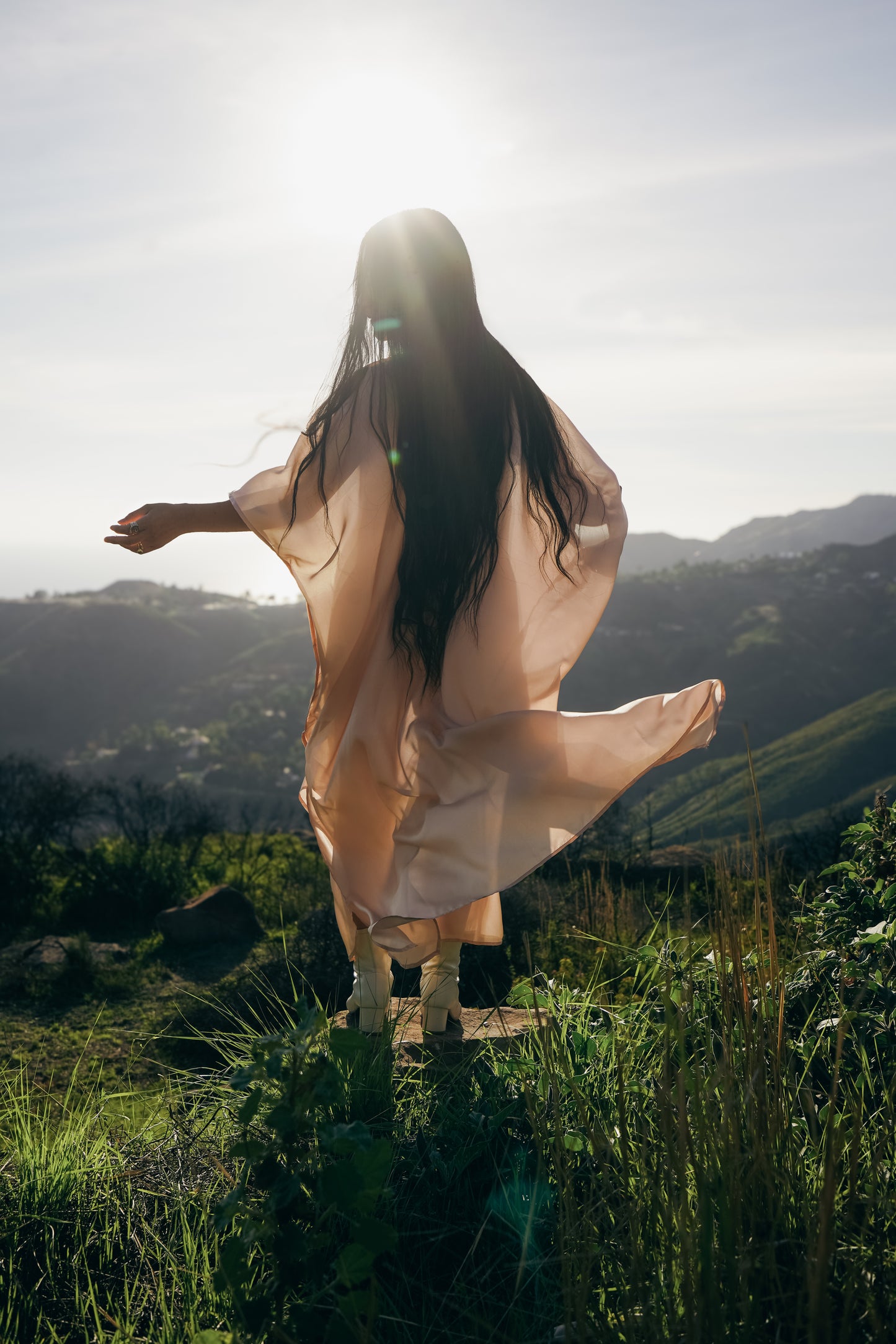 Cherry Blossom Dress for the Ceremony of Life